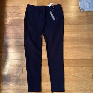 NWT LOFT Julie Skinny Ankle Length Curvy through the hip Forever Navy Pant